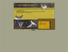Tablet Screenshot of doves.gencalc.com